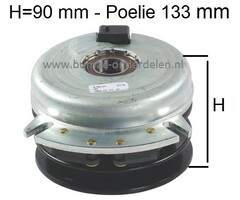 PTO Koppeling voor Castel Garden en Stiga Zitmaaiers, Elektrische KoppelingMaaimessen - Maaidek Inschakelen