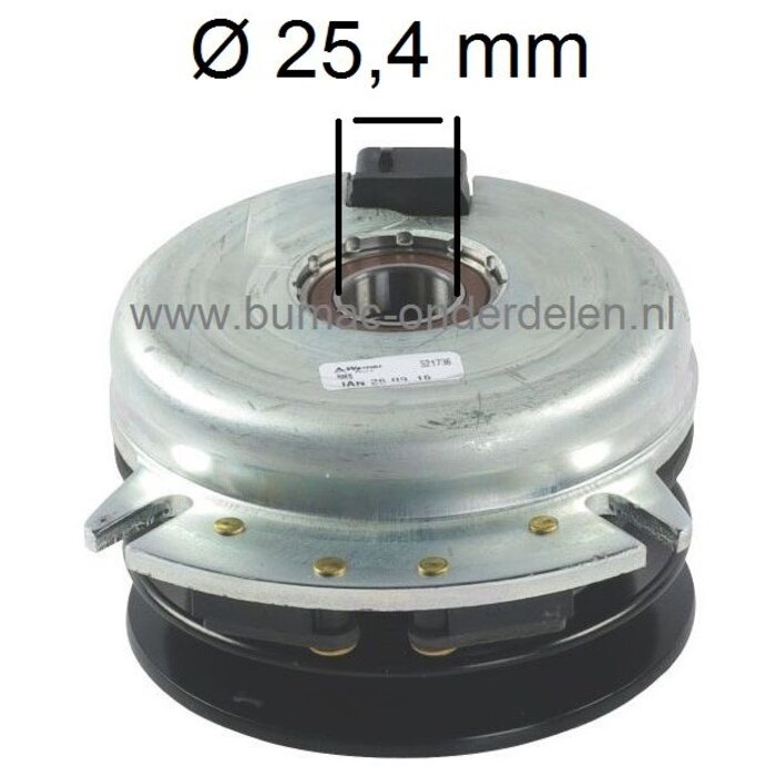 Maaidek Koppeling Stiga en CastelGarden Zitmaaiers Voor Inschakelen van de Maaimessen door Riem Aandrijving, Elektrische Koppeling Maaimessen, Maaidek Inschakelen