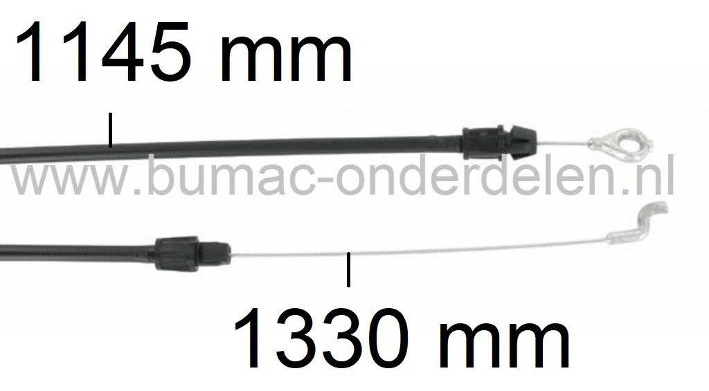 Motorremkabel Stiga SV200 Motor, Castelgarden - Mountfield - Alpina, Motorstopkabel voor Grasmaaier - Cirkelmaaier - Benzinemaaier - Loopmaaier