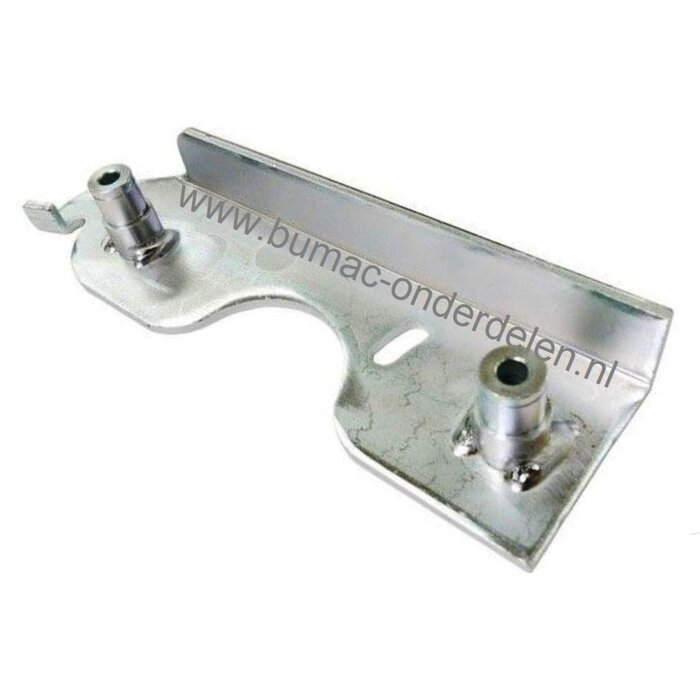 Poelie Spanplaat op Maaidek voor Castelgarden, Honda 102 en 122 Cm Maaidek, Zitmaaiers, Tuintrekkers, GGP Pouly Steunplaat TC102, TCP102 Hydro, TCR122, TCB122 Hydro, Twin Cut 102 en 122 cm, CASTELGARDEN, STIGA, ALPINA, MOUNTFIELD, Spanplaat, onderdeel