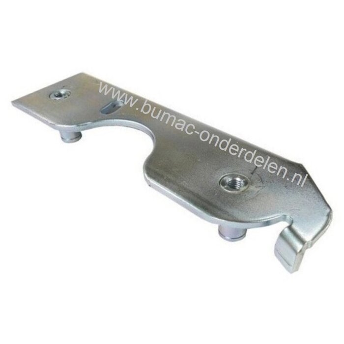 Poelie Spanplaat op Maaidek voor Castelgarden, Honda 102 en 122 Cm Maaidek, Zitmaaiers, Tuintrekkers, GGP Pouly Steunplaat TC102, TCP102 Hydro, TCR122, TCB122 Hydro, Twin Cut 102 en 122 cm, CASTELGARDEN, STIGA, ALPINA, MOUNTFIELD, Spanplaat, onderdeel