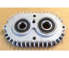 Tandwielhuis voor Aandrijving Messen Husqvarna, Jonsered, Partner, Mcculloch, Wizard Zitmaaier, Tuintrekker Tandwielkast TC138, TC142, TC238, TC242, TC338, TC342, CT153, CT154, CTH163, CTH164, CTH173, CTH174, CTH184, CTH194, CTH204, CTH224, CTH2138R, onde