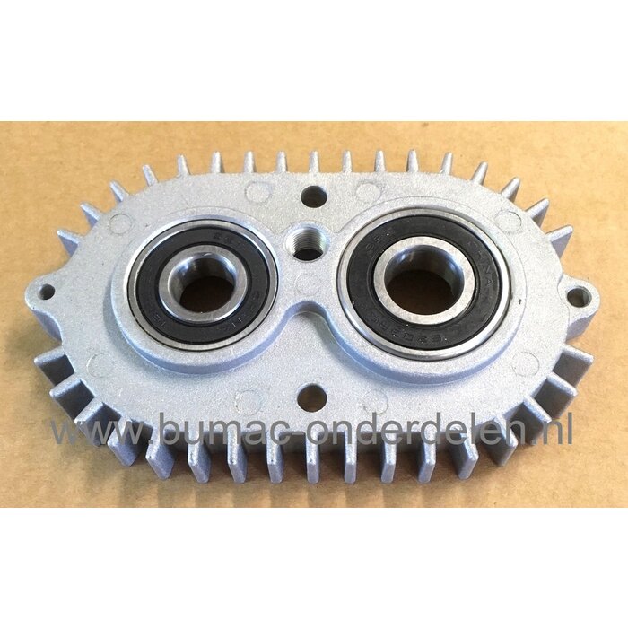 Tandwielhuis helft voor Aandrijving Mes Husqvarna, Jonsered, Partner, Mcculloch, Wizard Zitmaaier, Tuintrekker Tandwielkast TC138, TC142, TC238, TC242, TC338, TC342, CT153, CT154, CTH163, CTH164, CTH173, CTH174, CTH184, CTH194, CTH204, CTH224, CTH2138R, o