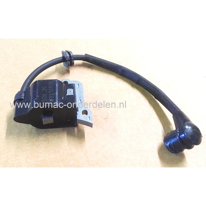 XC238 - XC3700 - SP405Q, Ontstekingsspoel voor Motorzaag, Kettingzaag van Castelgarden, Stiga, Mountfield, Alpina, Ontsteking Spoel, Castel Garden