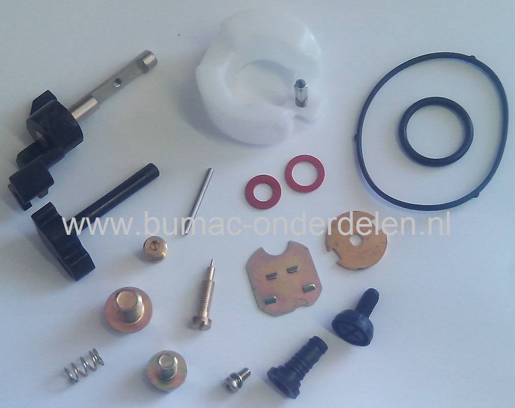 Reparatieset voor Honda GX160 Carburateur, Honda Carburateur Onderdeel Vlotter, Chokehendel, Gashendel, Vlotterbak Pakking, Stelschroef, Naald, Veer, Klep