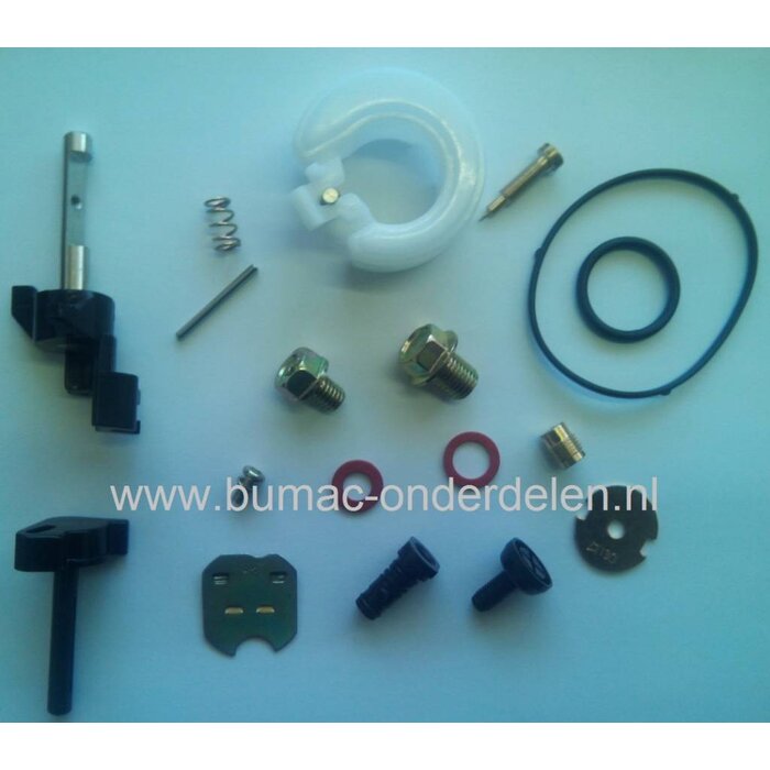 Reparatieset voor Honda GX160 Carburateur, Honda Carburateur Onderdeel Vlotter, Chokehendel, Gashendel, Vlotterbak Pakking, Stelschroef, Naald, Veer, Klep