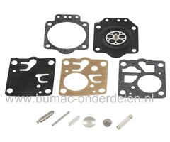 Membraan Reparatieset voor Zama RB15 Carburateur op Kettingzaag, Bosmaaier, Heggenschaar, Bladblazer, Strimmer Zama Carburator Membraanset RB 15, onderdeel