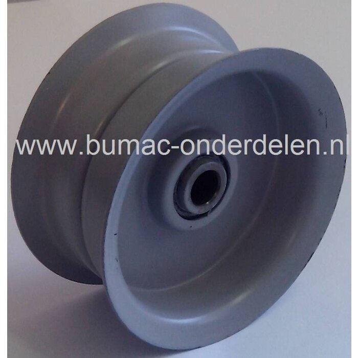 Poelie voor Zitmaaier - Frontmaaier - Tuintrekker, Spanpoelie - Drukpoelie