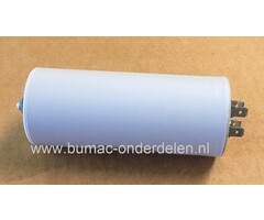 Condensator 60µF-450V voor Electro Motor, Hakselaar, Hogedrukreiniger, Waterpomp, Generator, Aggregaat, Krachtmotor, Honda, Yanmar