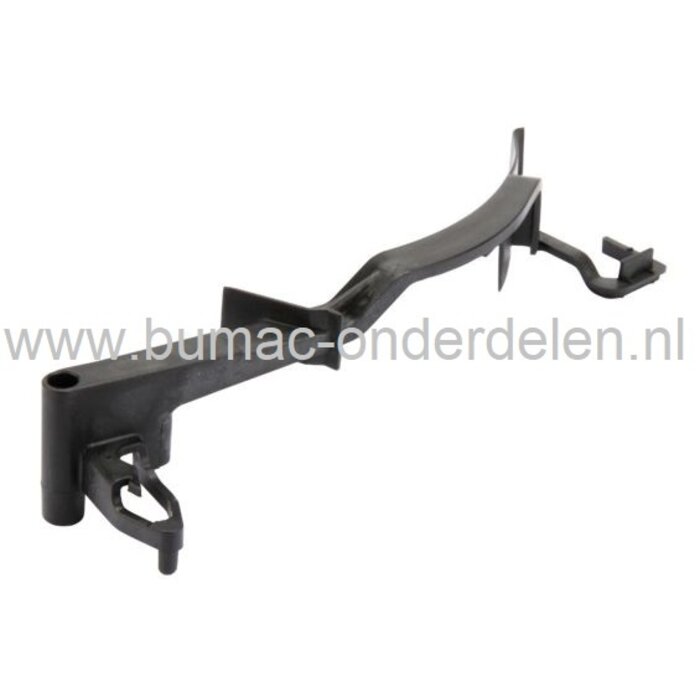 Bedieningsarm Chokeklep Briggs and Stratton oa Quantum Motoren met Automatische Choke op Grasmaaiers, Benzinemaaiers, Cirkelmaaiers, Hendel voor Bediening Automatische Chokeklep, B&S, Briggs & Stratton