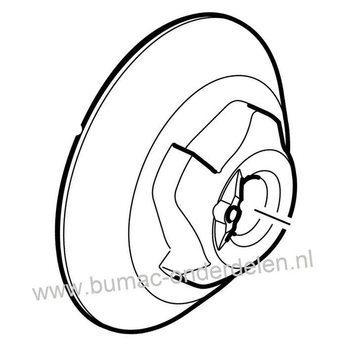 Meenemer voor Startinrichting met Easystart Dolmar, Makita Kettingzaag, Bandenzaag, Motorslijper, Betonzaag PC-6112, PC6114, PS-6100, EK6100, EK6101, EA6100P, EA6101P, onderdeel