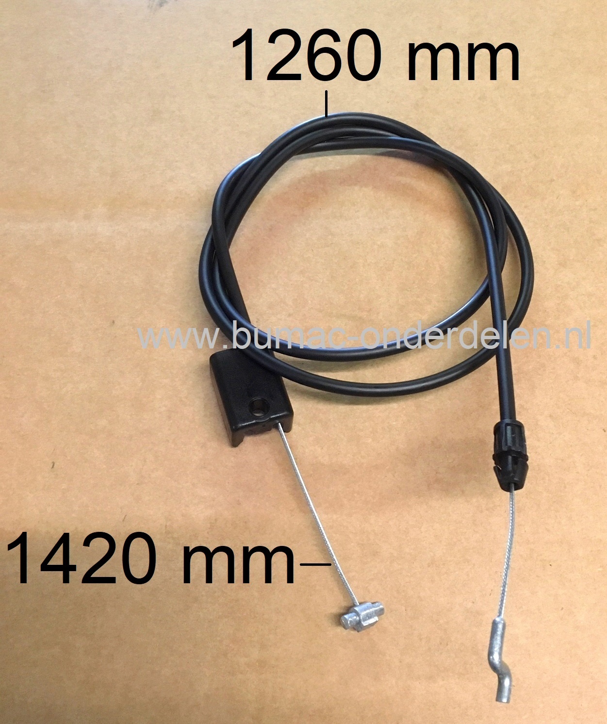 Koppelingskabel voor Alko en Brill Gazonmaaiers, Loopmaaiers, AL-KO Sunline 420BW, Sunline 420BWR, Sunline 420BWE, ALKO, BRILL, SOLO Bedieningskabels voor Grasmaaiers, Cirkelmaaiers, Benzinemaaiers
