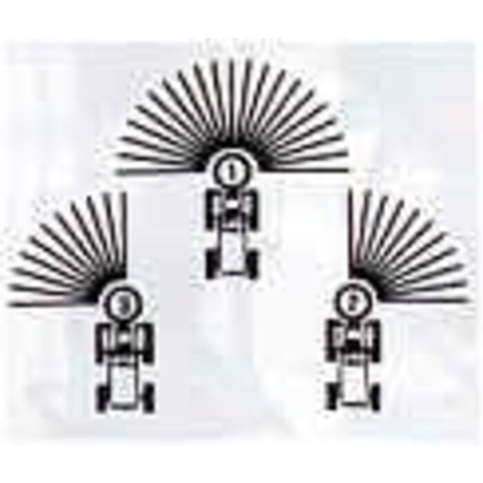 Professionele Kunstmeststrooier 90 Kg Inhoud voor Achter de Zitmaaier, Frontmaaier, Trekker Sectoraal Instelbaar