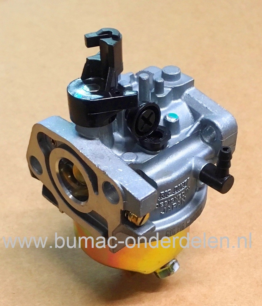 Carburateur voor Loncin en Trex Motor Y139V Motor op Grasmaaier, Aggregaat, Generator, Trilplaat, Tuinfrees, Verticuteermachine, Veegmachine Carburator