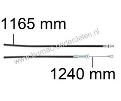 Aadrijfkabel voor Wolf 2.42TA, 4.42TAi, 6.42ACA, 6.42BA, 6.42 BAi, 6.42BAK, 6.42KA Grasmaaier,Grasmachine Kabel voor Inschakelen Wielaandrijving, Wolf Koppelingskabel 2.42 TA, 4.42 TAi, 6.42 ACA, 6.42 BA, 6.42 BAi, 6.42 BAK, 6.42 KA