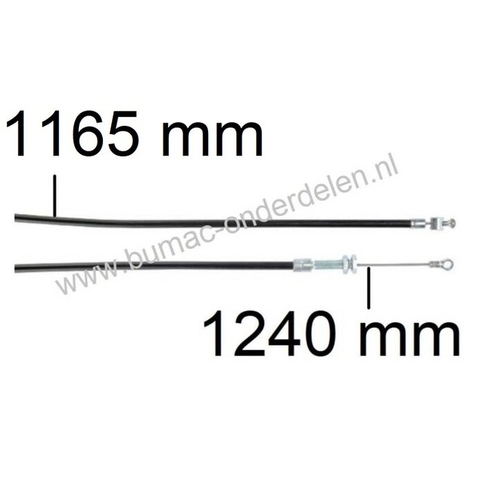 Aadrijfkabel voor Wolf 2.42 TA, 4.42 TAi, 6.42 ACA, 6.42 BA, 6.42 BAi, 6.42 BAK, 6.42 KA Grasmaaier,Grasmachine Kabel voor Inschakelen Wielaandrijving, Wolf Koppelingskabel