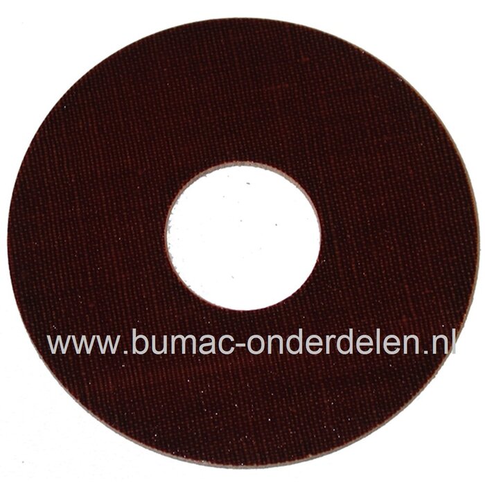 Fiberring 16,5x50x1,5 mm voor oa Bevestigen van Maaimessen bij Grasmaaiers, Gazonmaaiers, Loopmaaiers, Zitmaaiers, Frictieschijf, Opvulschijf, Klemplaat, Fiberschijf, Sluitring, Opvulplaat voor Monteren Grasmaaiermes