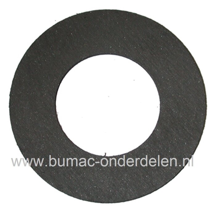 Fiberring 32x60x2 mm voor oa Bevestigen van Maaimessen bij Grasmaaiers, Gazonmaaiers, Loopmaaiers, Zitmaaiers, Frictieschijf, Opvulschijf, Klemplaat, Fiberschijf, Sluitring, Opvulplaat voor Monteren Grasmaaiermes
