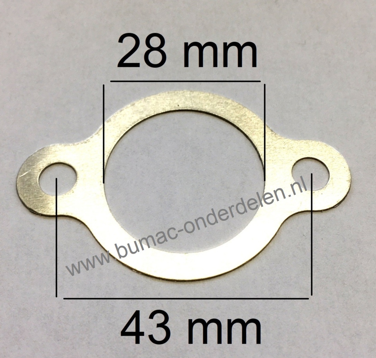 Afdichting voor Isolator - Carburateur Loncin LC165F1H Motor op Grasmachine, Verticuteermachine, Blower, Aggregaat, Generator, Waterpomp, Kooimaaier, Houtversnipperaar Inlaat Dichting, Pakking