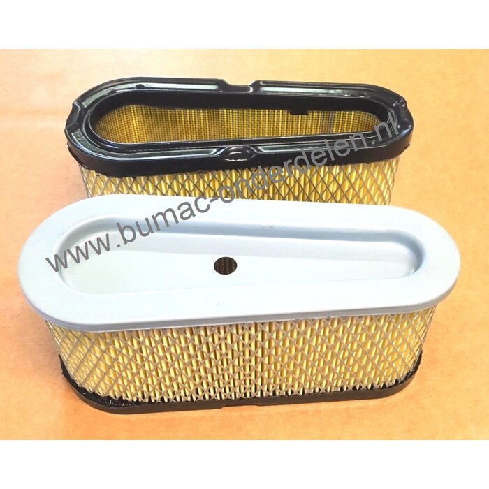 Luchtfilter voor Briggs en Stratton IC motoren van 12 t/m 15 Pk op Zitmaaiers en Frontmaaiers Luchtfilter voor Grasmaaiers van Murray, Sabo, Snapper, Solo, Toro, Viking, Weibang, Wolf, WheelHorse, Alko, Ariens, Bolens, CastelGarden, Stiga, Dolmar