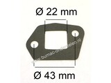 Inlaatpakking voor Loncin LC1P68FA, LC1P70F, LC1P70FA Motor Dichting tussen Spruitstuk en Cilinder Spruitstukpakking, Isolator Afdichting Carburator op Grasmachine, Veegmachine, Tuinfrees LC 1P68 FA, LC 1P70 F, LC 1P70 FA