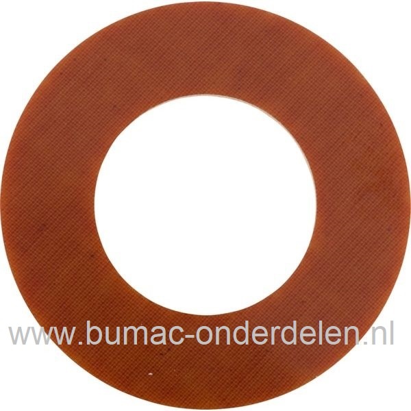 Fiberring 32,1x60x2 mm voor oa Bevestigen van Maaimessen bij Grasmaaiers, Gazonmaaiers, Loopmaaiers, Zitmaaiers, Frictieschijf, Opvulschijf, Klemplaat, Fiberschijf, Sluitring, Opvulplaat voor Monteren Grasmaaiermes, Solo 546, 582, 583, 585, 589