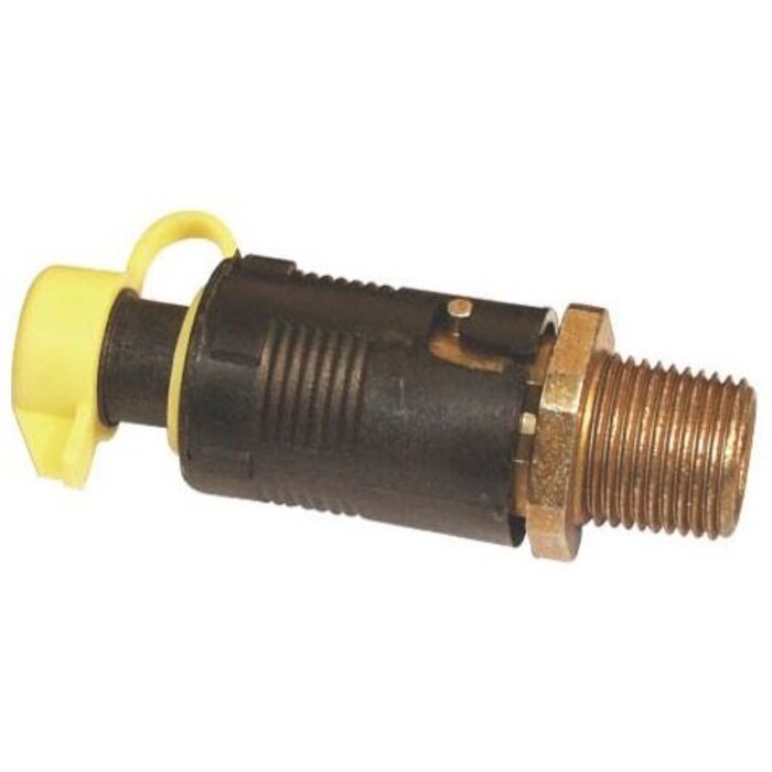 Olieaftapventiel voor Briggs and Stratton - Kohler en Tecumseh Motoren 8 - 20 PK, Aansluitbaar op de meeste Motoren met 3/8" - 18 schroefdraad, B&S Olieaftap Plug voor Zitmaaier - Frontmaaier - Tuintrekker, onderdeel