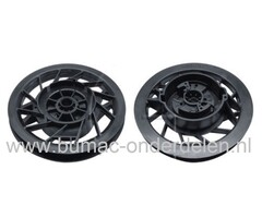 Startpouly voor Honda GX240 en GX270 Motor op Veegmachine – Trilplaat – Tuinfrees – Cart – Hakfrees – Kantensnijder – Kooimaaier - Zodensnijder, onderdeel, GX240, GX 270