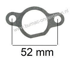 Pakking voor Loncin	LC1P92F1 Motor op Zitmaaier, Frontmaaier, Veger, Tuintrekker Dichting tussen Spruitstuk en Cilinder LC 1P92 F-1 Inlaatpakking, Spruitstukpakking, Carburateurpakking LCT