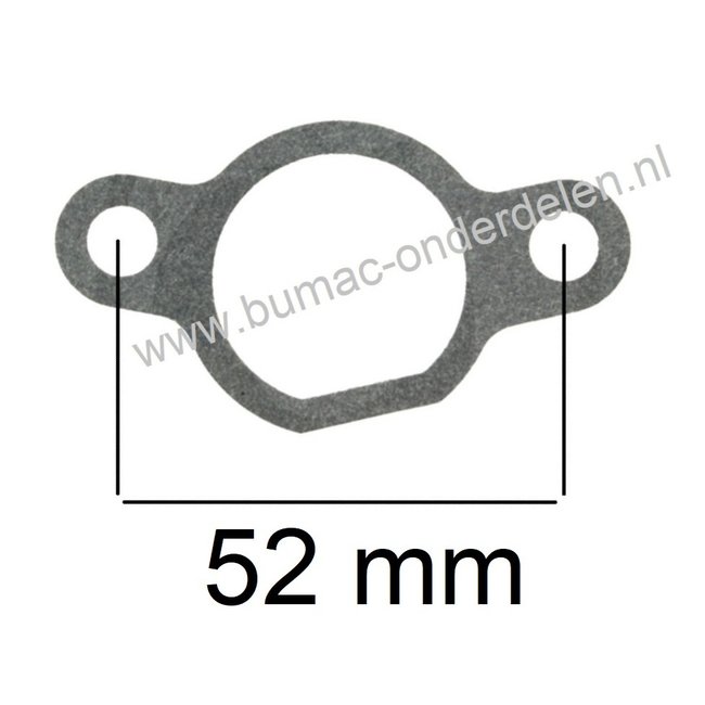 Pakking voor Loncin	LC1P92F1 Motor op Zitmaaier, Frontmaaier, Veger, Tuintrekker Dichting tussen Spruitstuk en Cilinder LC 1P92 F-1 Inlaatpakking, Spruitstukpakking, Carburateurpakking LCT