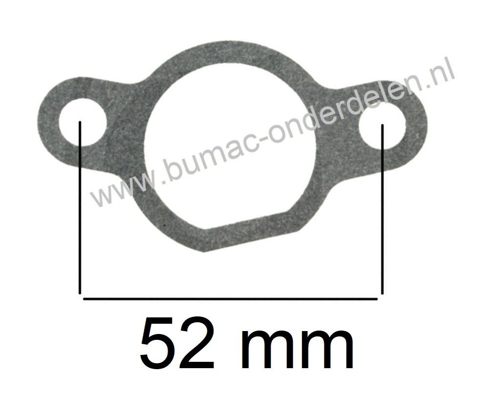 Pakking voor Loncin	LC1P92F1 Motor op Zitmaaier, Frontmaaier, Veger, Tuintrekker Dichting tussen Spruitstuk en Cilinder LC 1P92 F-1 Inlaatpakking, Spruitstukpakking, Carburateurpakking LCT