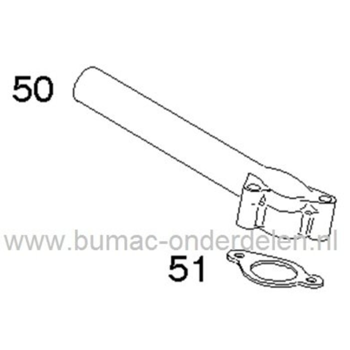 B&S Inlaatpakking voor Quantum Motor op Grasmaaier - Benzinemaaier - Loopmaaier