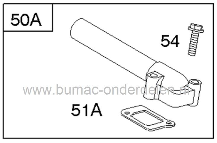 B&S Inlaatpakking voor Sprint Motor op Grasmaaier - Benzinemaaier - Loopmaaier - Cirkelmaaier