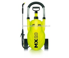 Professionele Sproeier 16 Ltr met Trolley - Slang en Telescopische Sproeilans met Gebogen Uiteinde, Gifspuit, Drukspuit, vloeistofspuit