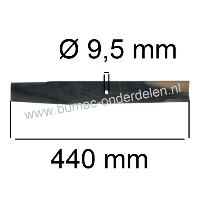 Maaimes 44 Cm voor Husqvarna, Craftsman, Viking, AYP Zitmaaier, Tuintrekker CP2050A, CT2050A, TS2050A, TS2051A, TS2051B, WP2050A, Y2050A, Y2050B, Y2050C