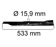 Maaimes 53,3 Cm voor Husqvarna, Snapper Zero Turn Maaiers met 61 Inch - 155 Cm Maaidek Zitmaaier, Tuintrekker ZTHE6125, ZTH6125, BZ6127D, BZ6127TD, BZ6134D, BZ6172D, BZE6127D, BZE6134D, BZE7234D, FD61I, IZ4217TSKAA, IZ5223TSKAA, IZ6123KAA, IZ6123TKAA, LZ3