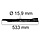 Maaimes 53,3 Cm voor Husqvarna, Snapper Zero Turn Maaiers met 61 Inch - 155 Cm Maaidek Zitmaaier, Tuintrekker ZTHE6125, ZTH6125, BZ6127D, BZ6127TD, BZ6134D, BZ6172D, BZE6127D, BZE6134D, BZE7234D, FD61I, IZ4217TSKAA, IZ5223TSKAA, IZ6123KAA, IZ6123TKAA, LZ3