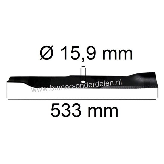 Maaimes 53,3 Cm voor Husqvarna, Snapper Zero Turn Maaiers met 61 Inch - 155 Cm Maaidek Zitmaaier, Tuintrekker ZTHE6125, ZTH6125, BZ6127D, BZ6127TD, BZ6134D, BZ6172D, BZE6127D, BZE6134D, BZE7234D, FD61I, IZ4217TSKAA, IZ5223TSKAA, IZ6123KAA, IZ6123TKAA, LZ3