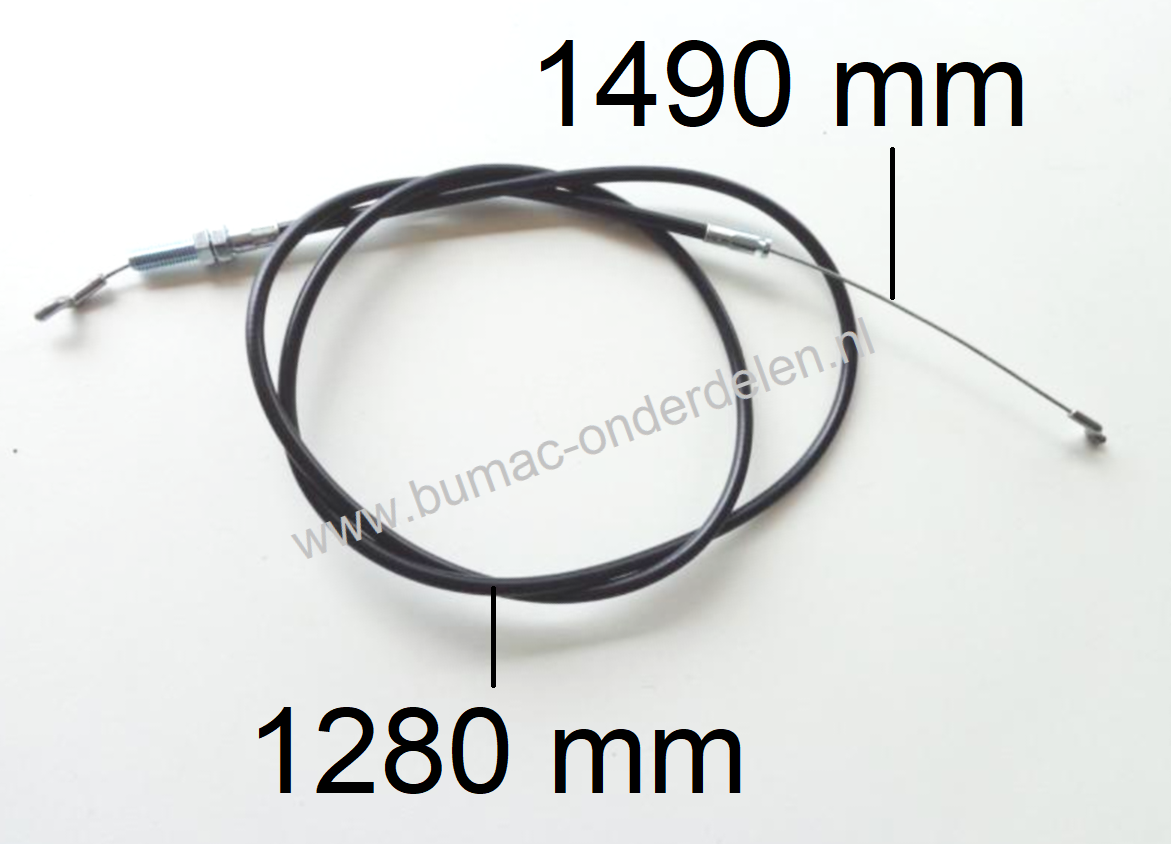 Kabel Motorrem ALKO 4.64P-S Classic, XAL Classic 464PS Loopmaaiers, Al-ko, Brill, Solo Bedieningskabels, Motorremkabels AL-KO Grasmaaiers, Motorstopkabels, Kabels Motorstop ALKO, BRILL, SOLO Grasmaaimachines