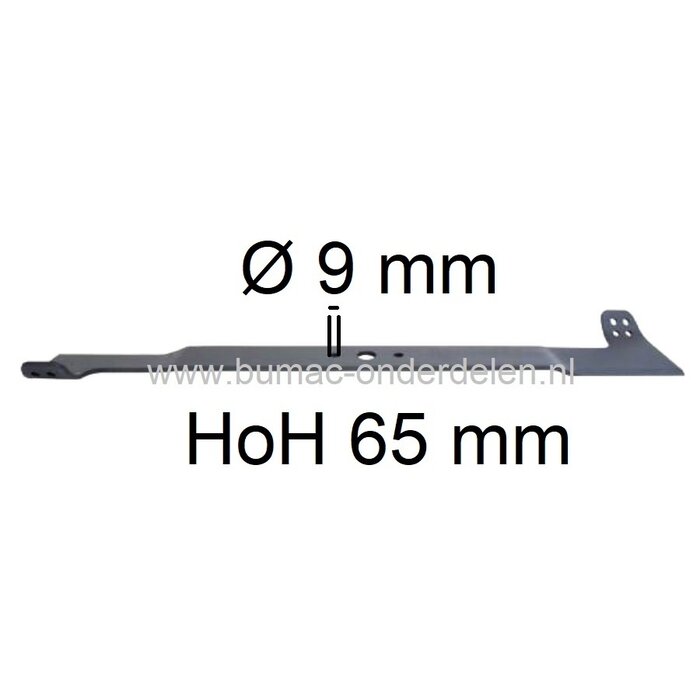 Maaimes 67,3 Cm voor EUROSYSTEMS - MAPLEX - MARAZZINI - MEP Zitmaaier, Grasmachine  Eurosytems Slalom Fast-cut 67