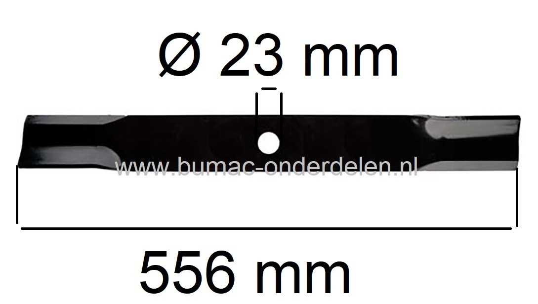 Maaimes 55,6 Cm voor John Deere Frontmaaier 1420, 1435, 1445, 1545, 1565, 1600, 1620 Zitmaaier, Tuintrekker Johndeere, onderdeel, maai mes