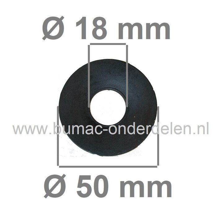 Sluitring 18x50x2,5 mm voor oa Bevestigen van Maaimessen bij Grasmaaiers, Gazonmaaiers, Loopmaaiers, Zitmaaiers, Frictieschijf, Opvulschijf, Klemplaat, Stalen Mesdrukker, Opvulplaat voor Monteren Grasmaaiermes, Castelgarden, Stiga, Alpina, Mountfield