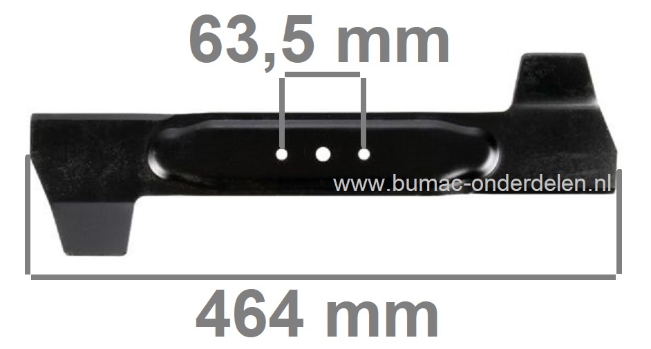 Maaimes 46,4 Cm voor MTD, Wolf, Bolens, Cub Cadet, White, Yardman, Zitmaaiers, Frontmaaiers, Tuintrekkers, Mtd 91/155, GT115/91, Trac 91-12, 91-55, Spider 91/125, Spider 91/145, AM1150