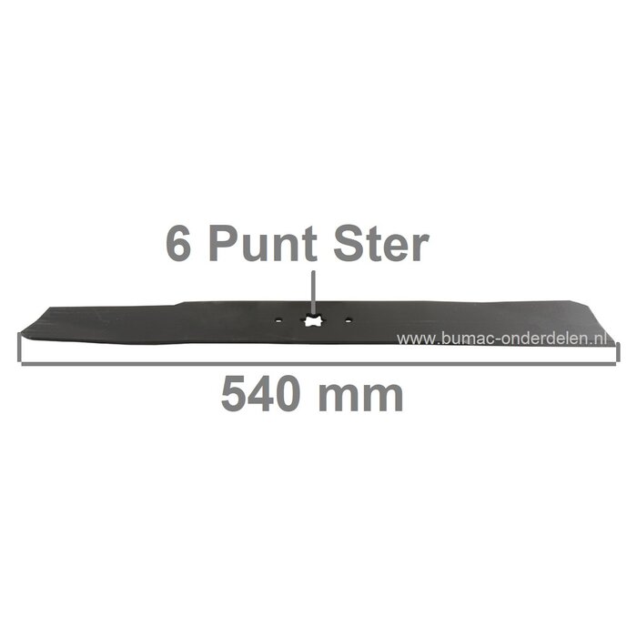 Maaimes 54 Cm voor MTD, Cub Cadet, Yardman, Wolf, Bolens, White Zitmaaiers, Frontmaaiers, Tuintrekkers met een Maaibreedte van 42 Inch - 107 Cm, JLX107S, JLX107SH, ELX107S, GL17,5-107H, GL17,5-107T