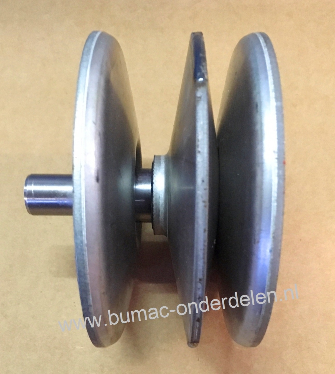 Dubbele Vario Poeli voor MTD, Yard Man, Gutbrod, Wolf, Cub Cadet Zitmaaier, Tuintrekker, Grasmaaier V Snaar Poelie AT100, BG1396, BL125-92, B135, B155, B175, DLX96SA, DLX107SALK, DLX127SAL-SK, GLX92RALK, GLX105RALK, JE135, JE145, JF135, JN155, JN200