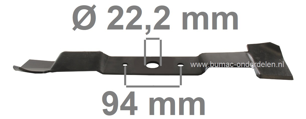 Maaimes 47 Cm voor Alko, Brill, Solo Grasmaaiers, Benzinemaaiers, Loopmaaiers, Grasmaaiermes 470 mm voor ALKO 4858 VS ALU, 4800 BRVE ALU, 480 BR-A Silver Aluline, 4855 SP ALU, Highline 483 VS-A ALU Cirkelmaaiers, Grasmachines