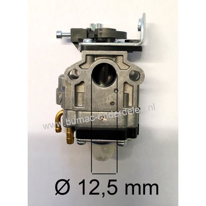 Carburateur onder andere voor Maruyama, Stiga, Castelgarden, Mountfield, Alpina Bosmaaaier, Trimmer BC320H, 420H, 520H, 142RB, 143R, 152RB, 153R, BS45D, DB42, SB420D, TB420D, XBS45D, BS 45 D, DB 42, SB 420 D, TB 420 D, XBS 45 D