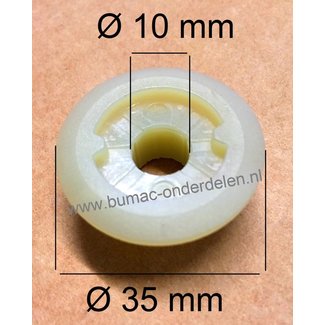 Wormwiel voor Castelgarden, Stiga, Mountfield, Alpina Kettingzaag Wiel voor Aandrijving van de Oliepomp A305C, A375, A2500, A3700, A4000, BG2525, BG4040, C25, C38T, C41, CJ300, CP38, CP40, CP300, CP3735, CP3740, CS400, EP2525CS, MC438, MC3616, MC3720, MCS