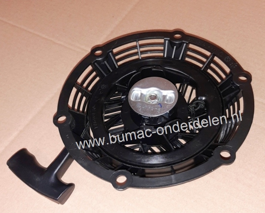 Handstarter voor Loncin LC1P75F motoren op Grasmaaier, Houtversnipperaar, Veegmachine en Motorkruiwagen, Startmechanisme, Repeteerstarter, Reversiestarter
