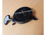 Handstarter met Stalen Behuizing voor Loncin T320-1 motoren Startmechanisme met 2 ronde Stalen Startpallen, Startmechanisme voor Motoren op Grasmaaiers, Trilplaten, Generatoren, Kooimaaiers, Houtversnipperaars, Waterpompen, Compressoren, Bladblazers, V